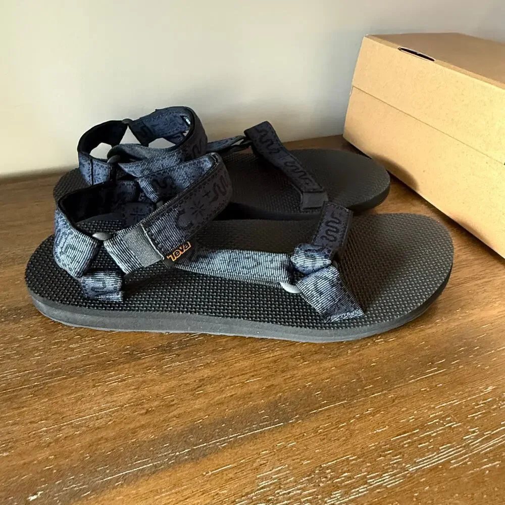 Teva Men’s Original Universal Bandana Total Eclipse Slingback‎ Sandals- Size 13M